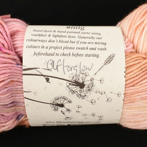 LITLG Fine Sock Yarn SW Merino Nylon 460 Yds/100g Hand-Dyed Afterglow - Picture 4 of 4